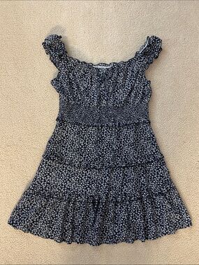 Vintage Floral Ruffle Sundress, Size XXL